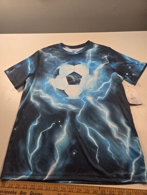 NWT Athletic Works Boy's Husky Short Sleeve Graphic T-Shirt, Size XXL 18